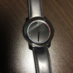 Movado bold colored stone dial ladies watch